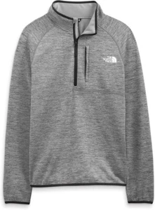 New with Tag The North Face Men’s Canyonlands ½-Zip Medium Grey Men's Medium - Picture 1 of 6