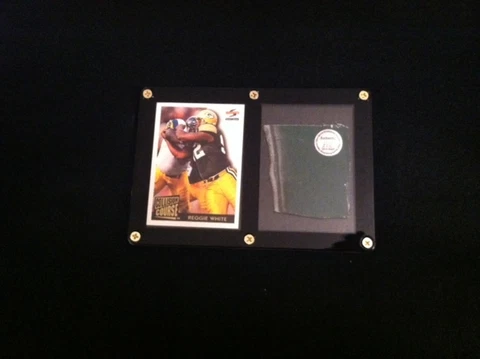 Reggie White/Green Bay Packers GAME USED METAL from Ring of Honor at Lambeau!! Cover