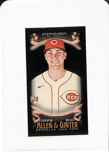 2021 Topps Allen & Ginter X #299 Tyler Stephenson Cincinnati Reds Mini Rookie - Picture 1 of 2