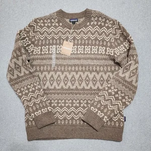 Patagonia recycelte Wollmischung neuer Pullover Steuermann Seevogel grau neu mit Etikett Urlaub 149 $ - Bild 1 von 10