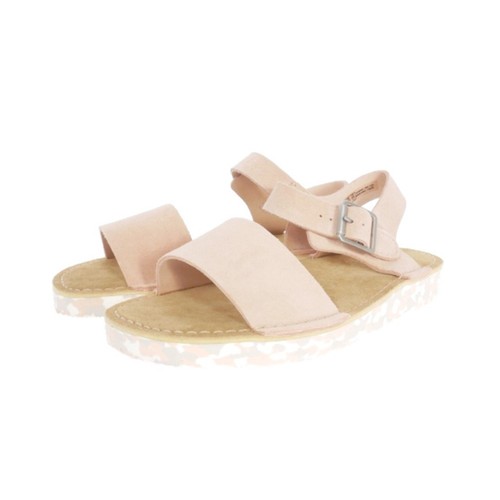 Scarpa sandali Clarks Lunan cinturino scamosciato UK 5 5 rosa usata 7140eb8b7bd98ca7988601d54