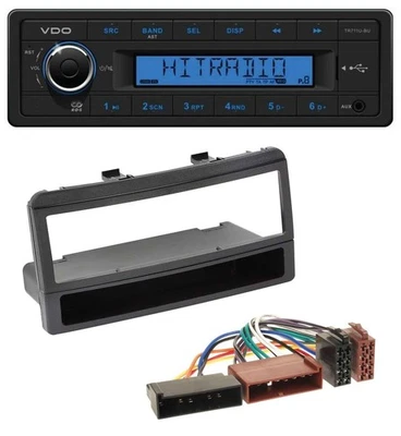 VDO AUX 1DIN MP3 USB Autoradio für Ford Mondeo 96-02 Puma Transit Ablagefach - Bild 1 von 4