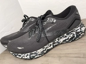Brooks Ghost 15 Ébano Negro Gris Camuflado Para Hombre Talla 10 Zapatos Deportivos para Correr - Imagen 1 de 17