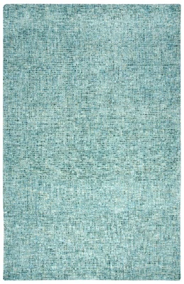 8x11 Rizzy Rugs Blue Mosaic Lines Wool Solid Area Rug TAL107 - Aprx 8' x 11' - Image 1 of 2