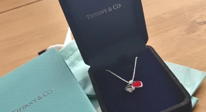 Tiffany & Co Return to Tiffany™ Halskette mit rotem Herzanhänger Silber - gebraucht - Bild 1 von 6