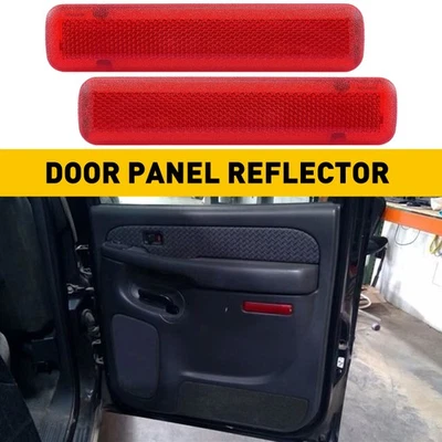 2x Door Panel Trim Rear Reflector For 2003-2007 GMC XL Yukon 1500 XL 2500 - Image 1 of 4