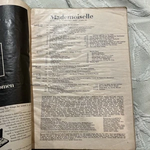 Vintage Mademoiselle Magazine October 1966 - Bild 1 von 3