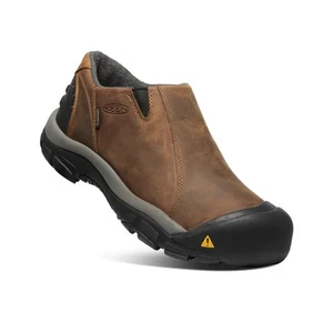 KEEN Brixen Impermeable Sin Cordones Mules Pizarra Negro/Marrón Loco Para Hombres Talla 10.5 - Imagen 1 de 7