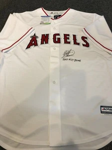 ANAHEIM ANGELS BARTOLO COLON AUTOGRAPHED SIGNED INSCRIBED JERSEY PSA COA    - Picture 1 of 3
