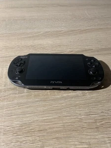 5658 PlayStation Vita PCH-1100 Crystal Black Excellent TESTED - Picture 1 of 13