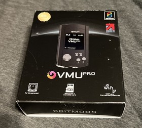 VMU PRO 8BItMods Sega Dreamcast Memory Card  NEW Black