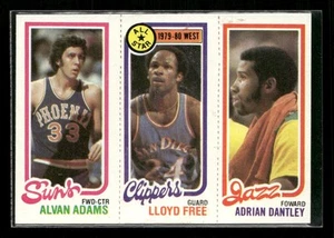 1980-81 Topps Alvan Adams Lloyd Free Adrian Dantley - Picture 1 of 2