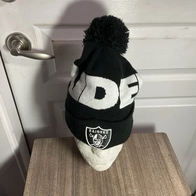 Винтажная зимняя шапка-манжета New Era NFL Oakland Raiders — OSFA - Изображение 1 из 4