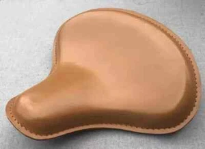 Solo Chopper Bobber Style Seat Fits Royal Enfield Classic 350/500 Tan - Picture 1 of 6
