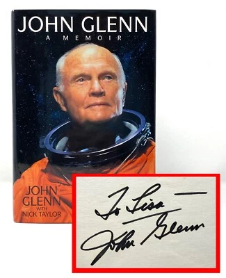 John Glenn & Nick Taylor - A Memoir - SIGNED 1st 1st - NASA Space Astronaut  - Image 1 of 4