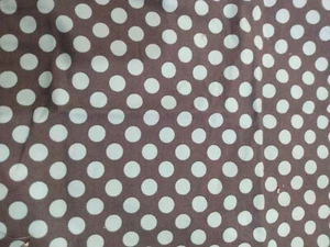 Grey Light Blue Polka Dot Fabric sewing quilting crafts clothes kids clothes  - Picture 1 of 2