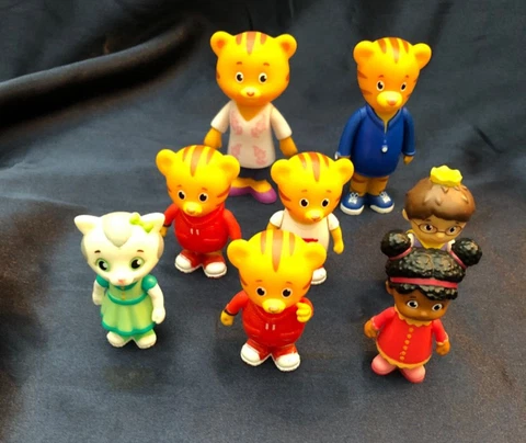 Daniel Tiger's Neighborhood Friends & Family Toys - Lot of 8 Figures Tiger Cover