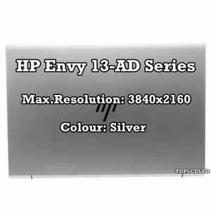 13.3'' HP ENVY 13-AD173CL 4K 3840x2160 IPS LCD LED Display Touch Screen Assembly - Picture 1 of 5