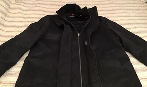 Cardinal Of Canada Car Over Coat~Zip W/Buttons~100% Wool~Lined~Men’s XL - Picture 1 of 12