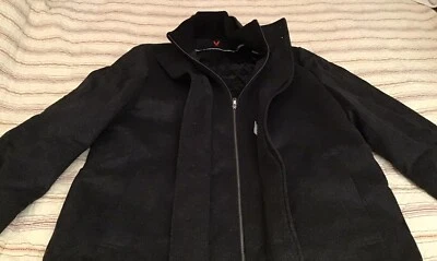 Cardinal Of Canada Car Over Coat~Zip W/Buttons~100% Wool~Lined~Men’s XL - Image 1 of 4