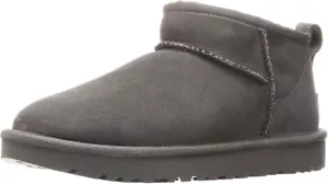 UGG Women's Classic Ultra Mini Boot, Grey, 08 - Picture 1 of 5