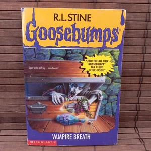 Goosebumps #49 Vampire Breath First Print R.L. Stine - Picture 1 of 5
