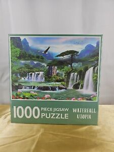 Waterfall Utopia Jigsaw Puzzles 1000 Pieces for Adults, Teens and Kids