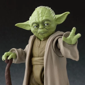 S.H.figuarts STAR WARS YODA Revenge Of The Sith BANDAI Used Figure with box F/J - Picture 1 of 17