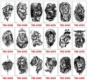 8 X Temporary Tattoos Body Arm Tattoo Sticker Half Sleeve Fake Waterproof US - Picture 1 of 1