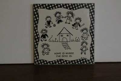 Papel Giftware Niños de la Luz Interior "Madre e Hija" Azulejo Cerámico Foto 1 de 4