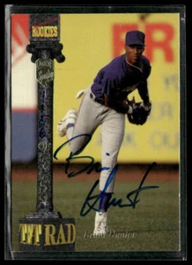 Autógrafos Signature Rookies Tetrad #XCI Brian Hunter 1994 #/7750 - Imagen 1 de 2