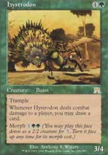 MTG-1x-Moderate Play, English-Hystrodon - Foil-Onslaught