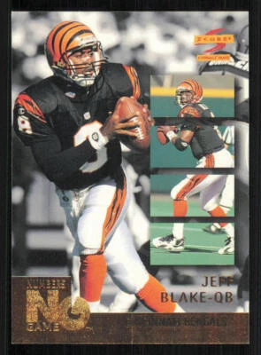 1996 Score Numbers Game #15 Jeff Blake - Image 1 of 2