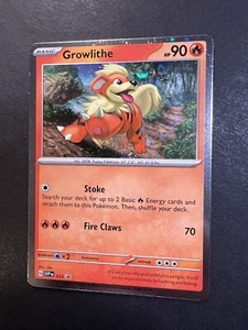 Pokemon Paldea Evolved Growlithe SVP 024 Black Star Promo Cosmos Holo Rare NM/M - Picture 1 of 1
