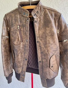 Original Hein Gericke Unisex Motorradjacke, Leder, echt Vintage, Größe M 38 /40 - Bild 1 von 15