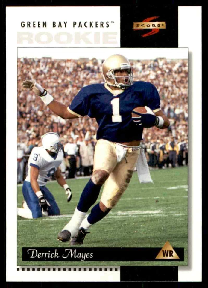 1996 Score Derrick Mayes Rookie Green Bay Packers #235 - Image 1 of 2