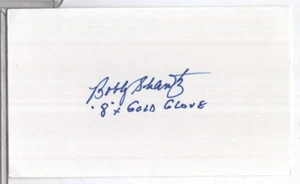 Bobby Shantz Angels Autographed 5"x3" Index Card w/COA 103124DMCD48 - Picture 1 of 2
