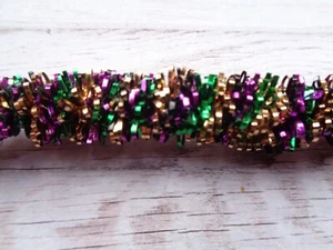 1:6 Dolls House Miniature: MULTI TONED Christmas Tinsel 'Halloween Mix' mtD 46cm - Picture 1 of 4