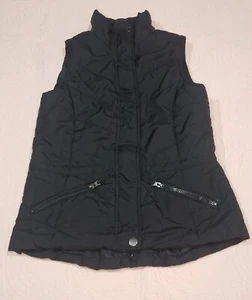 Woman's American Rag Black Puffer Vest Size Small - Picture 1 of 11