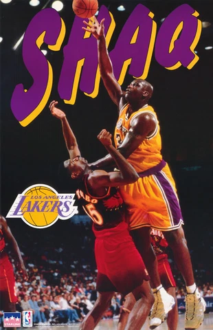 POSTER :NBA BASKETBALL: SHAQ SHAQUILLE O'NEAL - LA LAKERS     RC12 i Cover