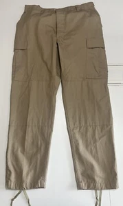 Propper Pants Mens Waist 35-39” Inseam 29.5-32.5 Khaki Cargo Combat Button Fly - Picture 1 of 9