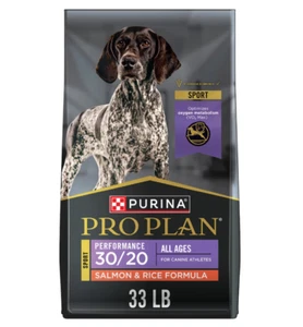 Purina Pro Plan All Ages Sport Performance 30/20 Salmon & Rice Formula, 33lbs - Picture 1 of 5