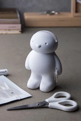 QUALY_ TIJERAS DE OSO DE PELUCHE (TIJERAS + SOPORTE DE CLIP)_BLANCO Foto 1 de 4