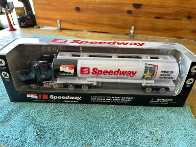 NEW First Gear SPEEDWAY Mack Anthem Day Cab Fuel Tank Trailer Truck Lights Sound - Image 1 of 4