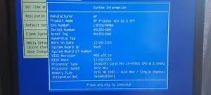 Motherboard from HP ProDesk 400 G2.5 3.00GHz Intel Core i5-4590s and 8GB of RAM - Picture 1 of 10