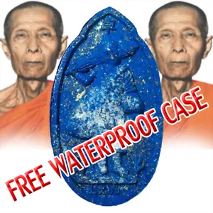 FREE Waterproof Case Genuine LP TOH Thai Amulet PHRA SIWA LEE Life Protect Magic - Picture 1 of 24