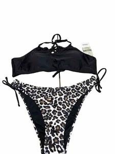 Woman’s Shekini String Bikini Leopard Print Bottoms Size Large - Picture 1 of 7