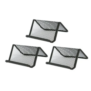 3pcs Portable Iron Net Name Business Holder Name Organizer Business - Afbeelding 1 van 12