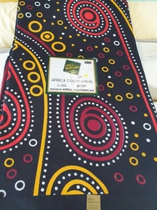 African traditional printed by African traditional wax print 6yards 5.49 meters