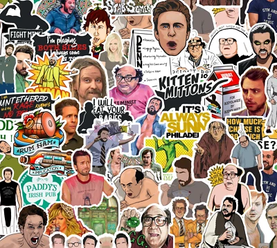 25/50 Always Sunny in Philadelphia Sticker Pack - Waterproof Vinyl - Dennis Dee
